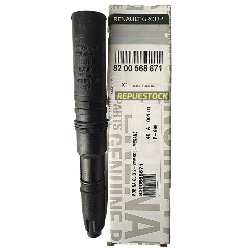 Bobina de encendido Renault 16V Megane/ Clio/ Symbol/ Citius/ Sandero/ Logan/ Duster 1.6/2.0
