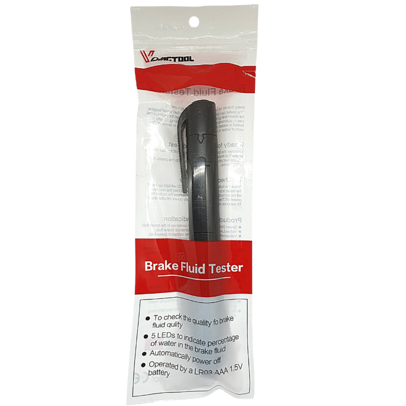 Tester líquido de frenos DOT3 / DOT4 de 5 leds