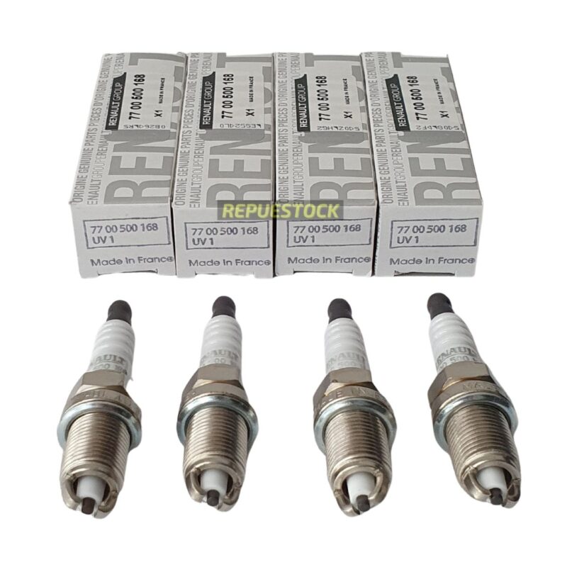 Bujías Encendido Originales Doble Electrodo Logan / Sandero (4 unidades)