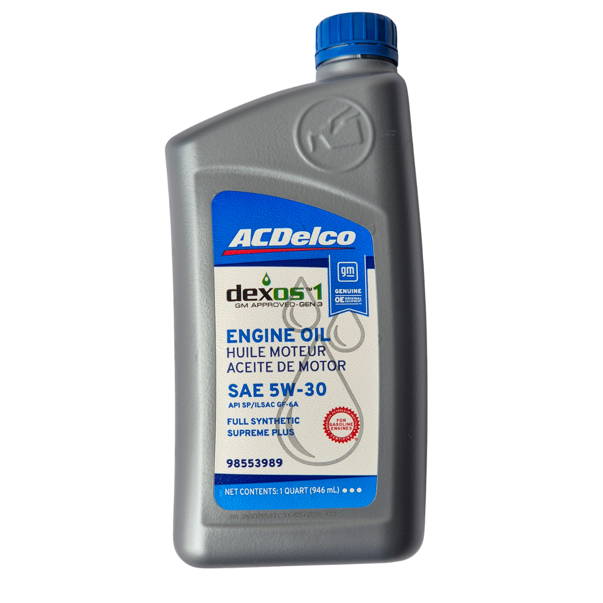 Aceite de Motor Sintético 5W-30 Chevrolet Tracker 2013 - 2021 - Imagen 3
