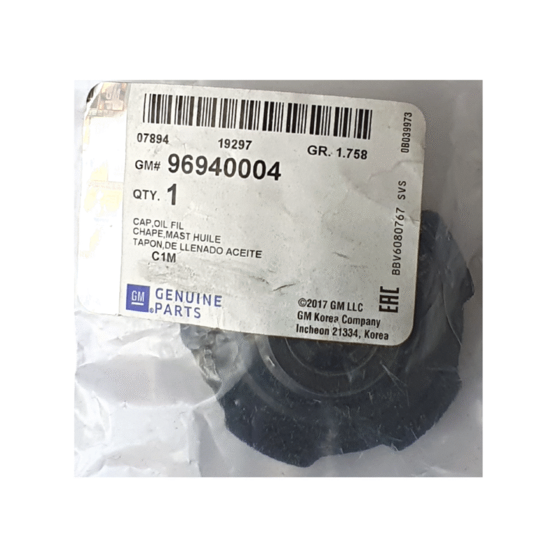 Tapa Llenado de Aceite Chevrolet Spark GT/ Cronos/ 7:24/ Beat