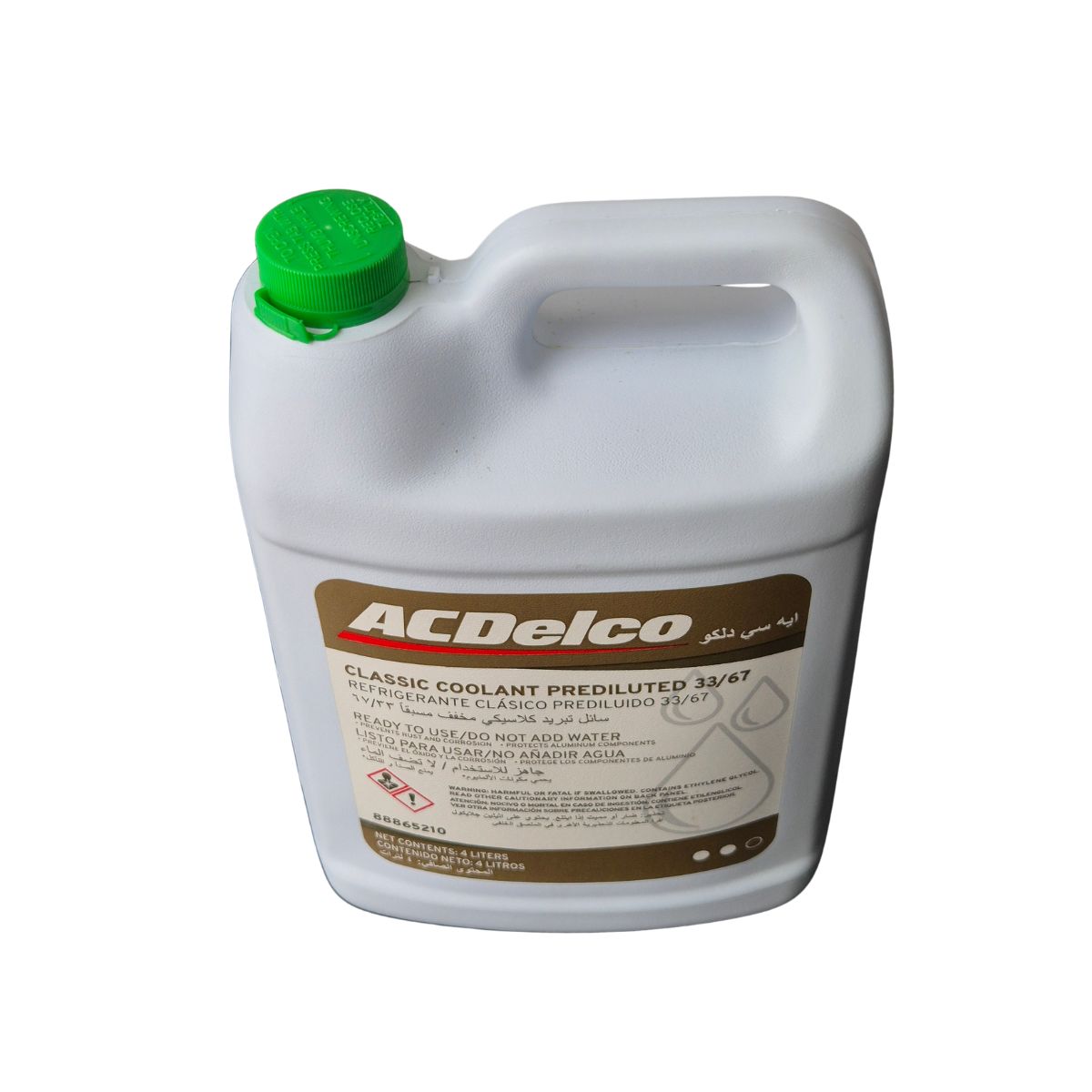 Refrigerante Acdelco Verde Premezclado 33/67 Cantidad 4 Litros - Imagen 2