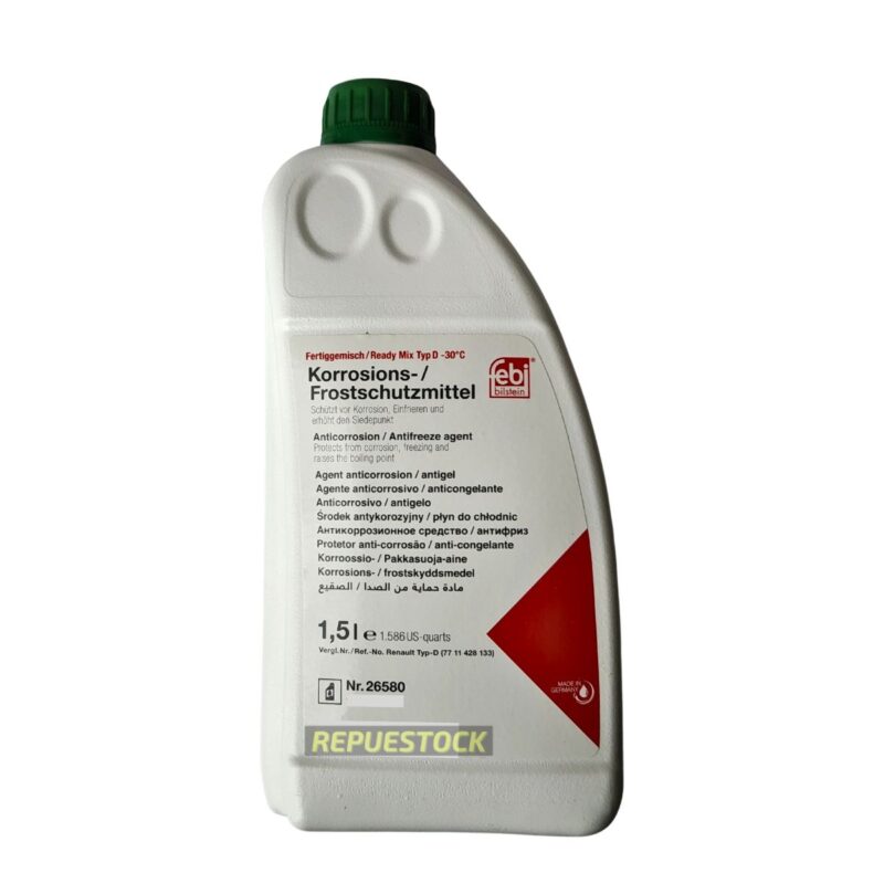 Refrigerante Febi Verde Prediluido 1.5 Litros Listo Para Usar