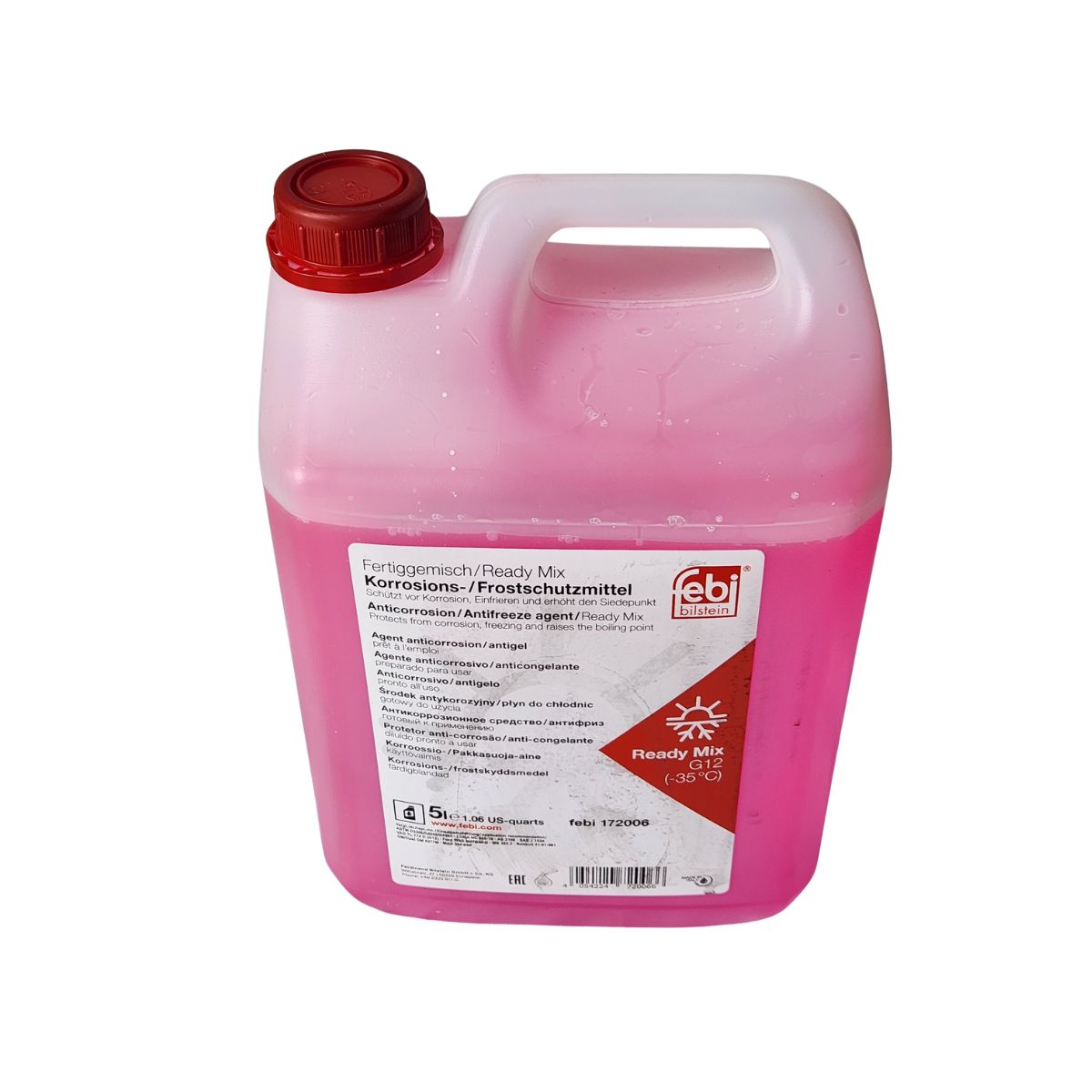 Refrigerante Febi G12 Premezclado Volkswagen Audi Seat Skoda Saab - Imagen 2