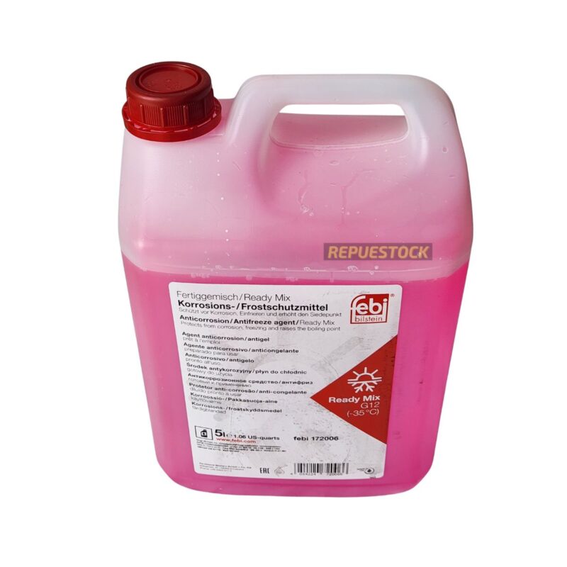 Refrigerante Febi G12 Premezclado Volkswagen Audi Seat Skoda Saab