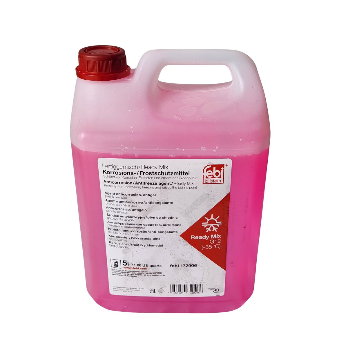 Refrigerante Febi G12 Premezclado Volkswagen Audi Seat Skoda Saab - Imagen 3