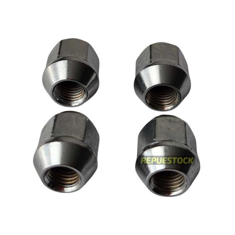Tuercas de Pernos Rueda Chevrolet Aveo / Optra / Spark GT (4 Unidades)
